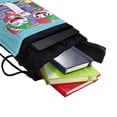 thumbnail image 4 of Harley Quinn And Joker Naughty List Drawstring Backpack Sports Bag Sackpack 17" x 13", Perfect for Gym, Yoga or Practice, 4 of 5