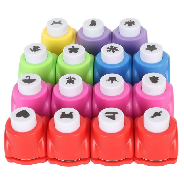Oubit Scrapbook Paper Punch,15pcs Shape Paper Punch Paper Punches Shape Paper Punch Set Class Leading Features