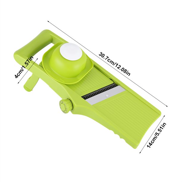 WALFRONT Vegetable Slicer Food Cutter Grater Adjustable Thickness for