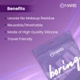thumbnail image 4 of Mars Boring Silicone Brush Cleaner Pad (30 Gm) - Purple, 4 of 5