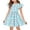Light Blue, variant on YOUYEDIAN Easter Midi Dress for Girls Toddler Summer Flutter Sleeve Dresses Casual Buuny Rabbit Print Crew Neck Princess Dress (Saffron, 8-9 Years)