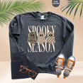 thumbnail image 3 of Spooky Season Sweatshirt, Leopard Ghost Sweatshirt, Camo Ghost Sweatshirt, Checkered Ghost Crewneck, Halloween Ghosts Sweatshirt, 3 of 6