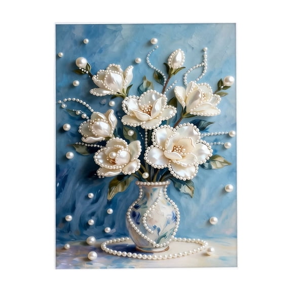 Pearl Art DIY Kit, Creative Painting Craft Set, Handmade Material Kit for Wall Decor, Holiday Gift Ideas and DIY Art Projects