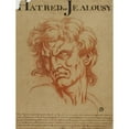 thumbnail image 2 of Eduardus Jacobus 19x24 Gold Ornate Framed and Double Matted Museum Art Print Titled - Hatred or Jealousy (After 1698), 2 of 4