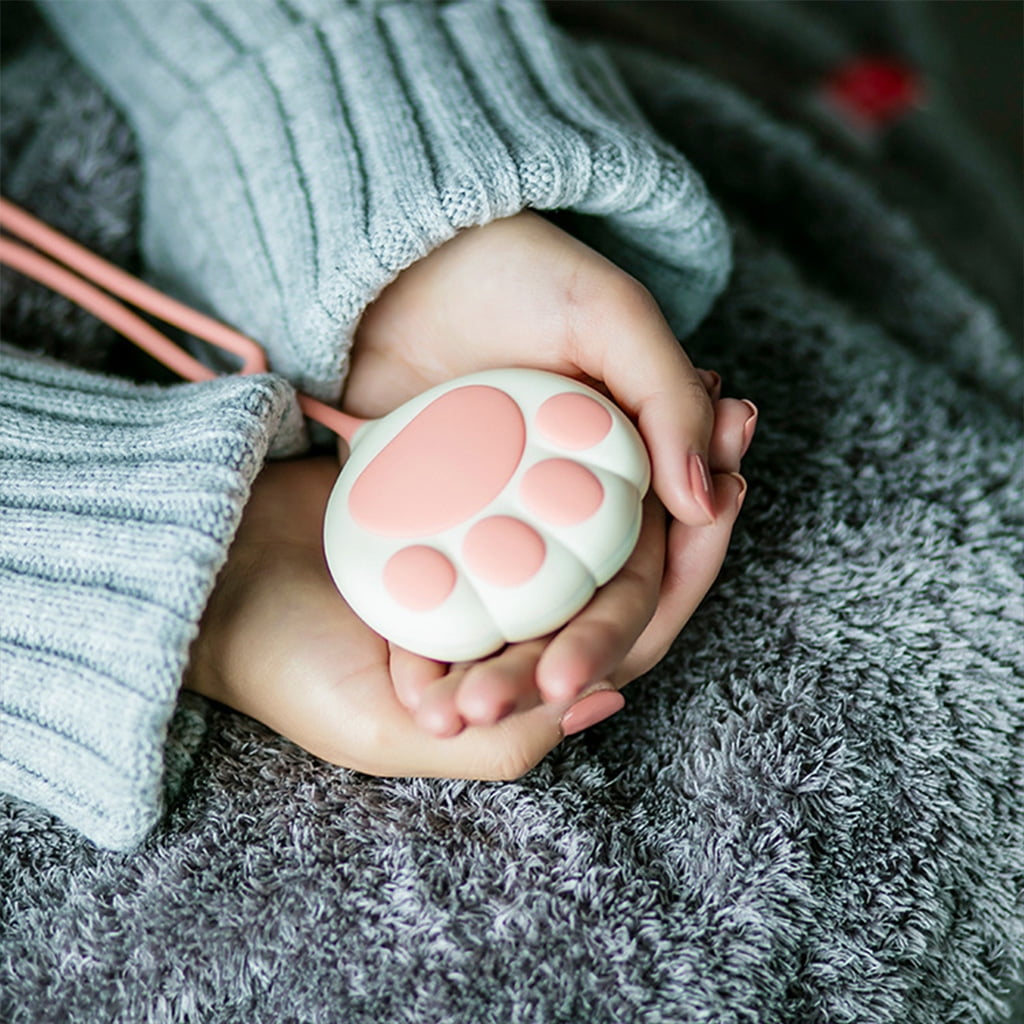 CIYISON Mini Double Sided Quick Heating Hand Warmer for Cat's Paw Shape Can Be Used As A Pendant