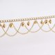 thumbnail image 3 of 1 tobillera (dorada) con cadena para tobillo, colgante chapado en onda con campanas, sandalia, pulsera de tobillo, cadena para pies para mujeres y niñas Sincero Electrónica, 3 of 5