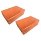 thumbnail image 1 of Xihbxyly Bloque de Yoga Eva, Ladrillo de Espuma Ligero, Color Naranja, Herramienta de Estiramiento para Mayor Flexibilidad, Ejercicio de Pilates, Accesorio de Gimnasio En Casa, Paquete de 2, Fácil de, 1 of 2