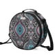 thumbnail image 1 of Bolsa bordada LoDrid redonda de doble capa con tótem de asa, 1 of 8