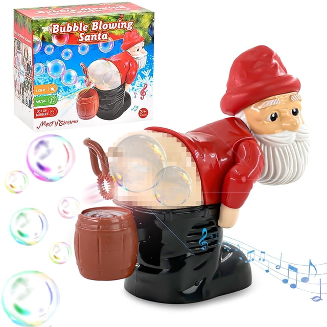 Máquina de burbujas Bubble Blower Christmas Gnomes para niños