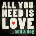 thumbnail image 2 of Marrott, Stephanie 20x20 White Modern Wood Framed Museum Art Print Titled - All You Need - Dog, 2 of 4
