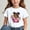 White, variant on Spazoro Big Boys Girls Shirts Tee, Short Sleeve Cute Print Crew Neck Graphic T-Shirts Casual Summer Tops for Unisex Black Size 5 T