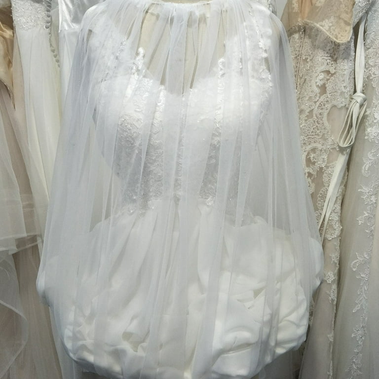 JenPen Wedding Gown Underskirt Drawstring Bride Buddy White Bridal  Underskirt for Dresses Toilet Petticoat for Wedding Dress at  Women's  Clothing store