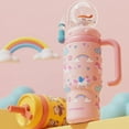 thumbnail image 5 of 24oz Stainless Steel Whale Fountain Tumbler with Handle – Two Lids, Spill-Proof, Dishwasher Safe, Cute & Perfect for Kids, Teens, and Adults, 5 of 10