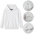 thumbnail image 3 of BULLPIANO Little Girls Boys Hooded Sweatshirt Long Sleeve Pullover Tops Sweaters & Hoodies, 3 of 9