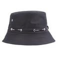 thumbnail image 2 of Visland Bucket Hat Unisex Fishing Men Women Casual Solid Color Sun Cap for Outdoor Travel, 2 of 8