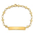 thumbnail image 4 of Auriga 925 Sterling Silver Gold-tone 6.25 inch Cross ID Bracelet for Women, 4 of 6