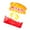 Orange, variant on Crinkle Paper Cat Drill Bag Tunnel Toy, Foldable Chip Bag Shape Interactive Cat Sack, Collapsible Hide Seek Play Tunnel for Indoor Cats Kittens Exercise Exploration