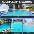 thumbnail image 3 of FRCOLOR Pool Net Rake 1 Set Pool Skimmer Net Mesh Swimming Pool Salvage Net Retractable Leaf Rake,16.93"X10.24"X11.81", 3 of 5