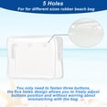 thumbnail image 4 of Bolsa de inserción transparente para bolsa de playa de PVC impermeable, 4 of 8