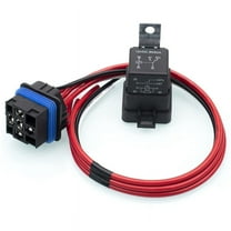 60/80 Amp 12 Volt Waterproof Automotive Relay with Pigtail 5-Pin Heavy Duty 12 AWG Relays for Boats Auto Fan Cars