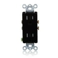 thumbnail image 5 of Maxxima 15A Tamper Resistant Duplex Receptacle - Standard Decorative Electric Wall Outlet 15 Amp, - Proof Safety, Contractor Pack, Wall Plates Included - Black - 10 Pack, 5 of 7