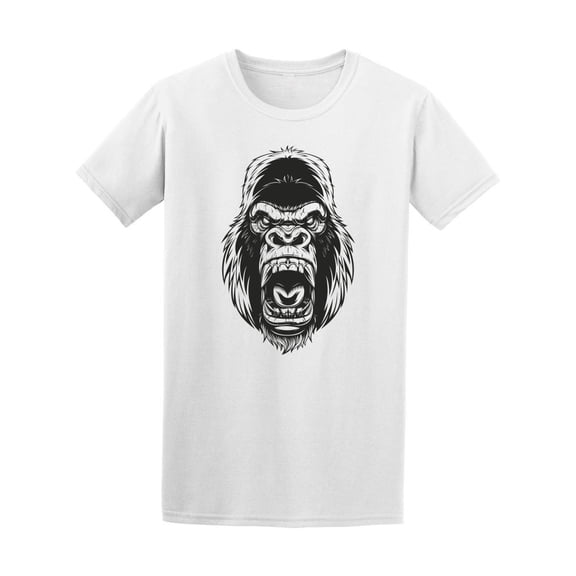 Angry Mad Ferocious Gorilla Tee Men's -Image by Shutterstock