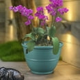 thumbnail image 3 of Mainstays Ferenza Aqua Color Recycled Resin Planter, 14in x 14in x 10in, 3 of 9