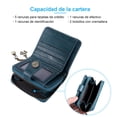 thumbnail image 4 of Sonducket Cartera corta de almacenamiento Cartera de cuero PU Monedero Monedero Portatarjetas Amarillo Carteras Azul Sonducket BB6693-03, 4 of 6