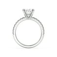 thumbnail image 3 of Eloya Jewel 1.81 Ct Oval Cut Moissanite Ring for Women - Engagement Ring in 14K White Gold Plated Ring - Wedding Solitaire Ring - Stunning Proposal Ring for Her - Elegant Gift for Her, 3 of 3