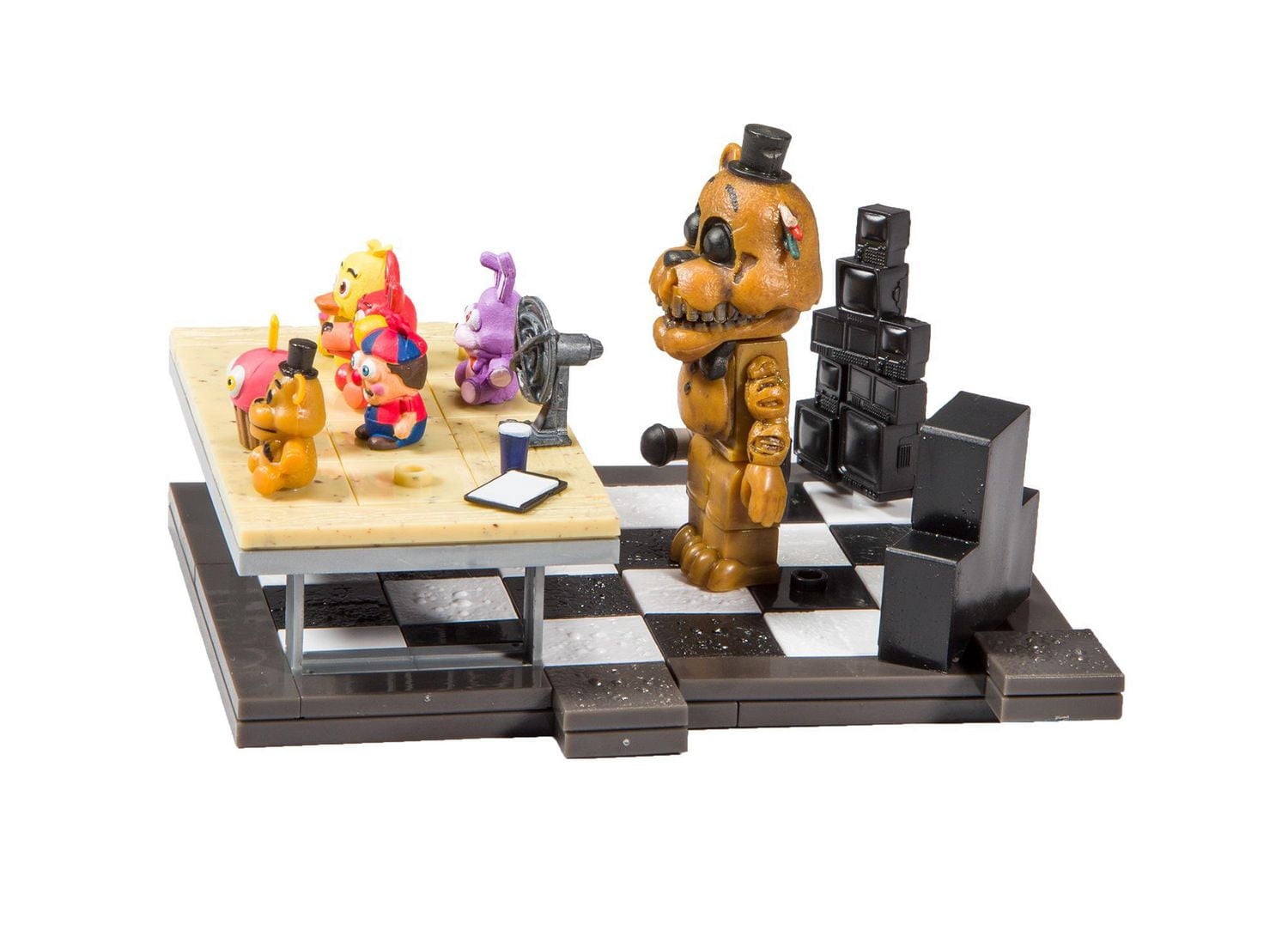 McFarlane Toys Five Nights at Freddy's Office Desk with Golden Freddy Small Set