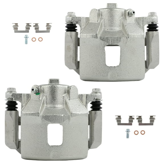 ECCPP 18B4880A 18B4881A Front Left & Right Brake Caliper Assembly Fit For 2007-2010 for Chevy for Cobalt,2007-2009 for Pontiac for G5 [2PCS]
