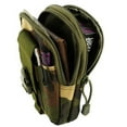 thumbnail image 5 of Heavy Duty Canvas Sports Activity Waist Pack Pocket Belt for Google Pixel 3 XL, Pixel 2 XL, Pixel XL 5.5 (Jungle Camo) + MND Mini Stylus, 5 of 8
