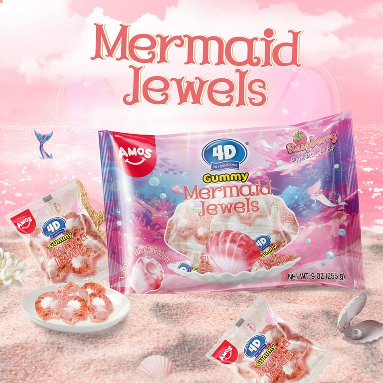Nacollection! / onemi☆jelly Amos 4D Gummy Mermaid Jewels - Melon Soda – Japan Candy Store