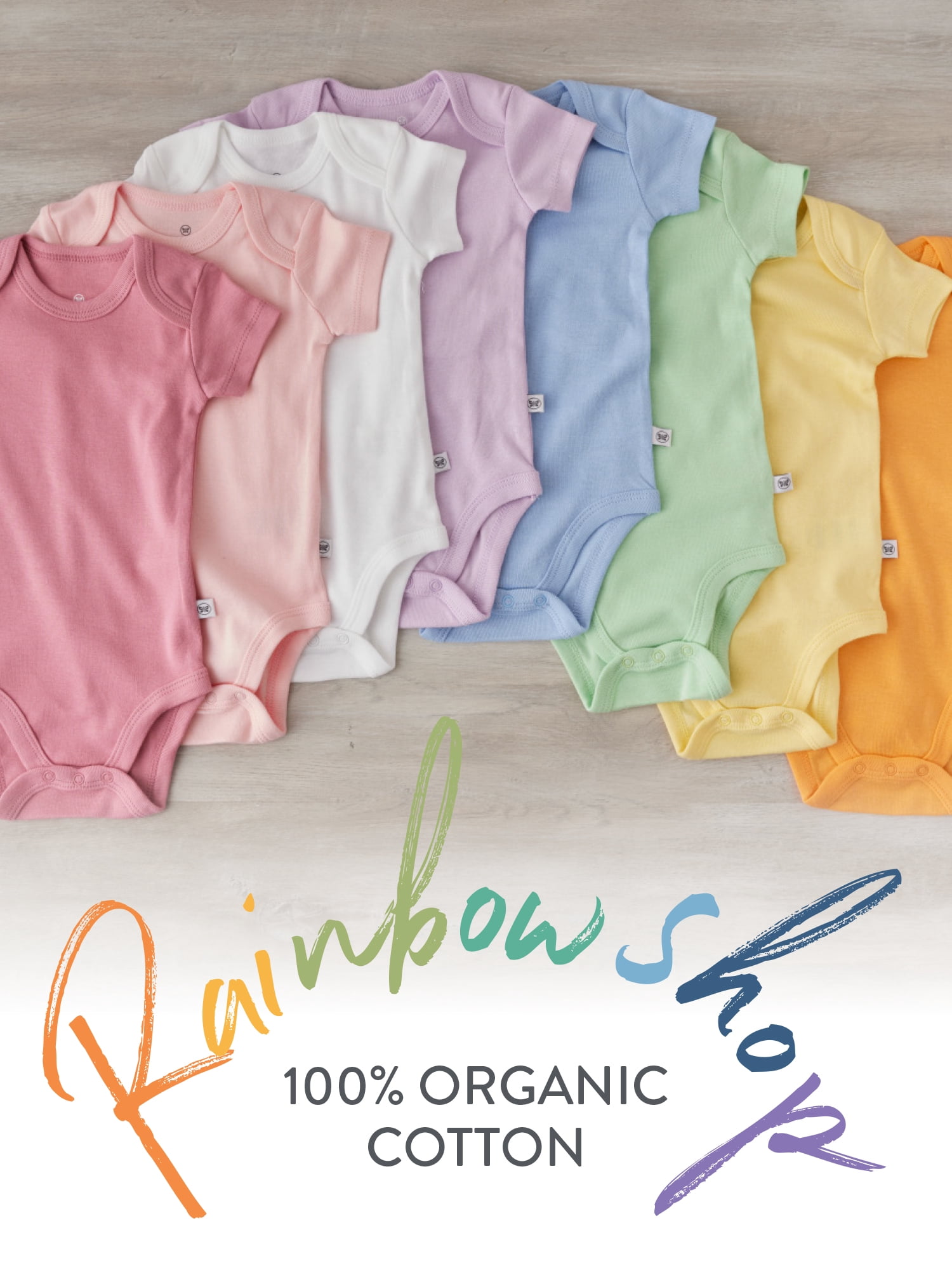 Honest Baby Clothing Baby Boy or Girl Gender Neutral Organic Cotton Short Sleeve Bodysuit, (Newborn-24 Months)