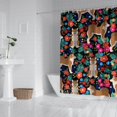 thumbnail image 2 of Shiba Inu Dog and Flower Floral Shower Curtain 84"x72" ,Bathroom Decorative Shower Curtains Set with 12 Hooks,Modern Waterproof Washable Shower Curtain, 2 of 6