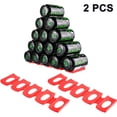 thumbnail image 1 of Silicone Wine Stacker Foldable Beer Can Rack Space Saver Wine Bottle Holder Fridge Tray Mat Red, 1 of 5