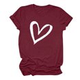 thumbnail image 6 of Goodeals Clearance,Womens T Shirts Cute Graphic Shirt Long Sleeve Tees Funny Inspirational Teacher T-Shirt Tops Casual Crewneck Girl Friend Gift Tees(Wine,XXXL), 6 of 6