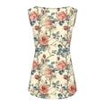 thumbnail image 5 of Aimik Women's Fashion Floral Print Plus Size Tank Top Casual Loose Comfortable Sleeveless Summer Tops for Ladies, 5 of 6