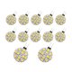 thumbnail image 1 of 12 piezas de bombillas LED G4 con base de pasador lateral, luz LED redonda G4 5050 12SMD para RV, luz de lectura para el hogar, blanco cálido, 1 of 5