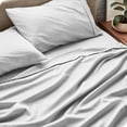 thumbnail image 3 of Bare Home  Double Brushed Deep Pocket Sheet Set Red California King Solid Color, 3 of 5