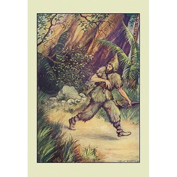 Robinson Crusoe: I Must Confess-Fine Art Canvas Print (20" x 30")