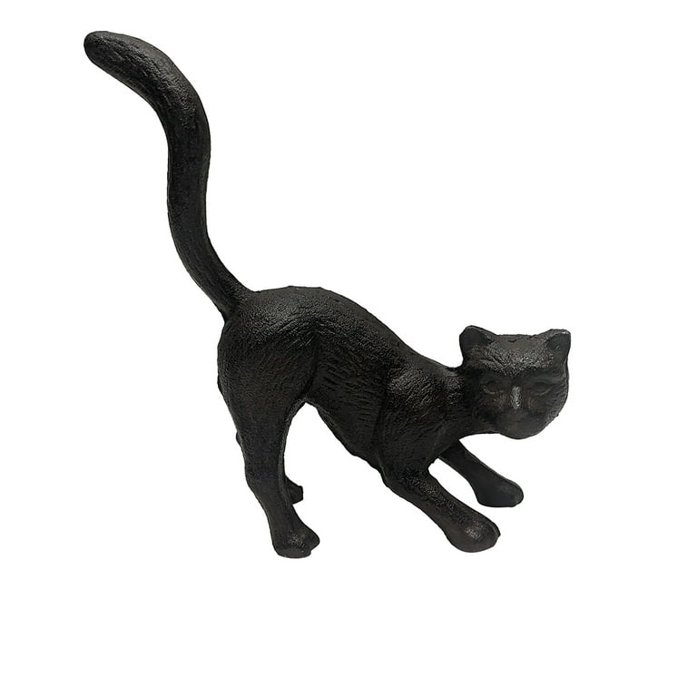 Cast Iron Cat Door Stop Stopper Outdoor Yard Art Patio Garden Statue Home Decor Cast Iron Cat Door Stop Stopper Outdoor Yard Art Patio Garden Statue Home Decor