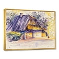 thumbnail image 3 of Designart 'Old Wooden White House In Country Side Village During Afternoon Glow' Traditional Framed Canvas Wall Art Print, 3 of 5