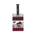 thumbnail image 6 of Balery Buffalo Plaid Forest Print Durable Luggage Tags with Secure Strap, Personalized Travel ID Tags for Suitcases, Bags, and Backpacks - Easy Identification for Men and Women, 6 of 8