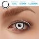 thumbnail image 1 of VISUASHOW Block-lentillas de colores para Cosplay, lentes de contacto para miopía, 2 piezas, para Halloween,-1,00 a-8,00, 1 of 4