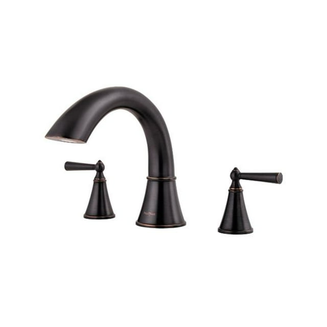 Pfister RT6-5GLY Saxton à 2 Poignées pour Baignoire Romaine en Bronze Toscan - Valve Non Incluse