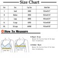 thumbnail image 3 of YWDJ Lace Bras for Women Push up Closure in Back Bras Wirefree Sleep Bras Wide Strap Full Coverage Wrap Comfy Bras without Cushions Plus Size Lace Comfy Bras Lounge Bras Beige L, 3 of 7
