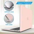 thumbnail image 2 of IBENZER 2024 2023 MacBook Pro 13 Inch Case 2022-2016 M2/M1 A2338 A2289 A2251 A2159 A1989 A1706 A1708, Hard Shell Case with Keyboard Cover for Apple Mac Pro 13 Touch Bar, Sakura Pink, T13SKPK+1, 2 of 6