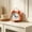 Orange, variant on Tuscom Green Triangle Silent Analog Alarm Clock, Quiet Sweep Non-Ticking Bedside Clock with Loud Clear Ring Wake-Up, Ideal for Heavy Sleepers, Desk Office Dorm Decor