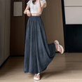 thumbnail image 4 of biudgviw Flowy Pants for Women Lounge Wide Leg Palazzo Trousers Fall Fashion High Elastic Waist Dressy Pants with Pockets, 4 of 7